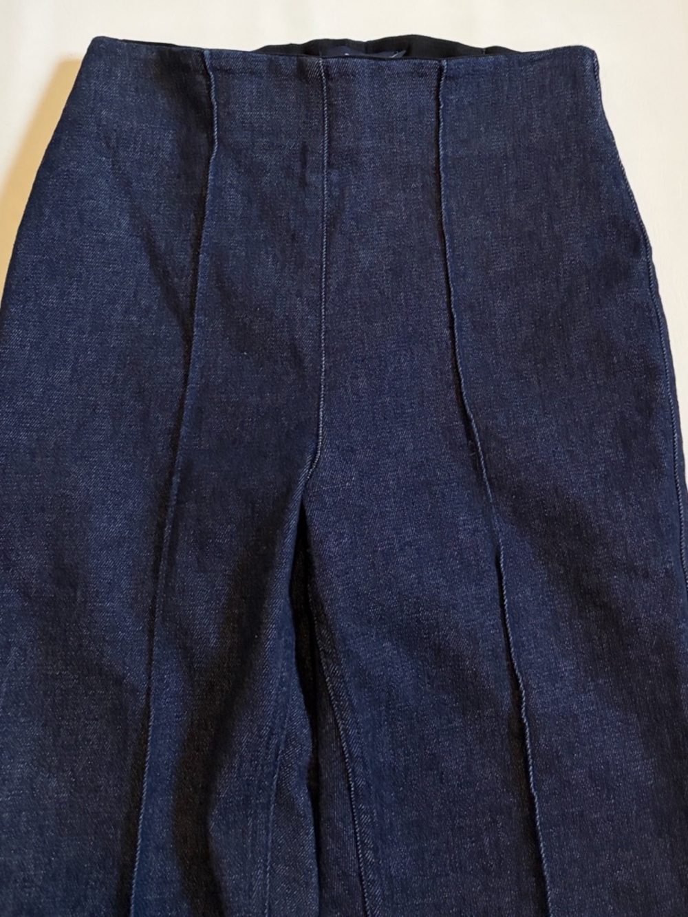 SPANX Jeans Denim Demi Boot Cut Raw Indigo 30” size Small Petite - Picture 7 of 14